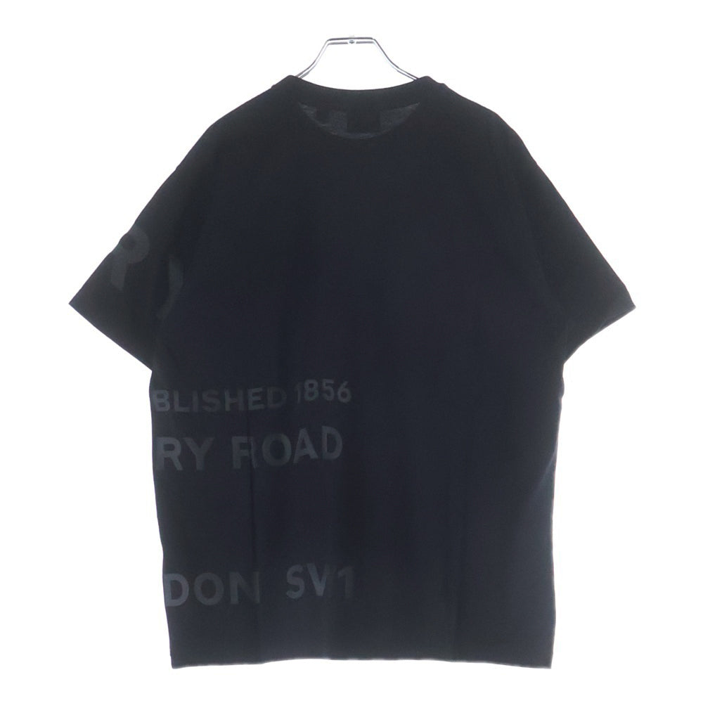 BURBERRY(バーバリー) ホースフェリー プリント クルーネック 半袖Tシャツ カットソー ブラック 8032299