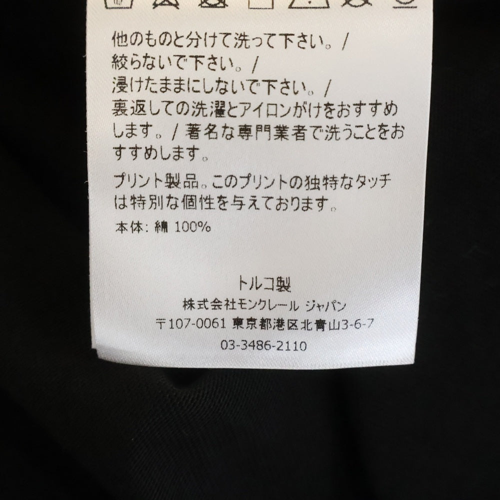 MONCLER(モンクレール) 21AW MAGLIA T-SHIRT マグリア ネックロゴ 半袖Tシャツ カットソー ブラック G20918C00025 8390T