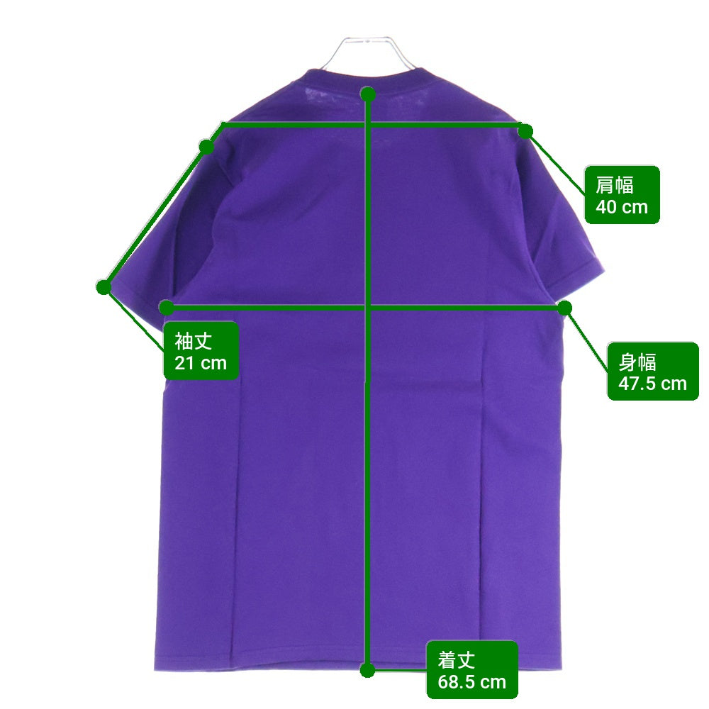 SUPREME(シュプリーム) 20AW Cross Box Logo Tee クロスボックスロゴ プリント 半袖Tシャツ カットソー パープル