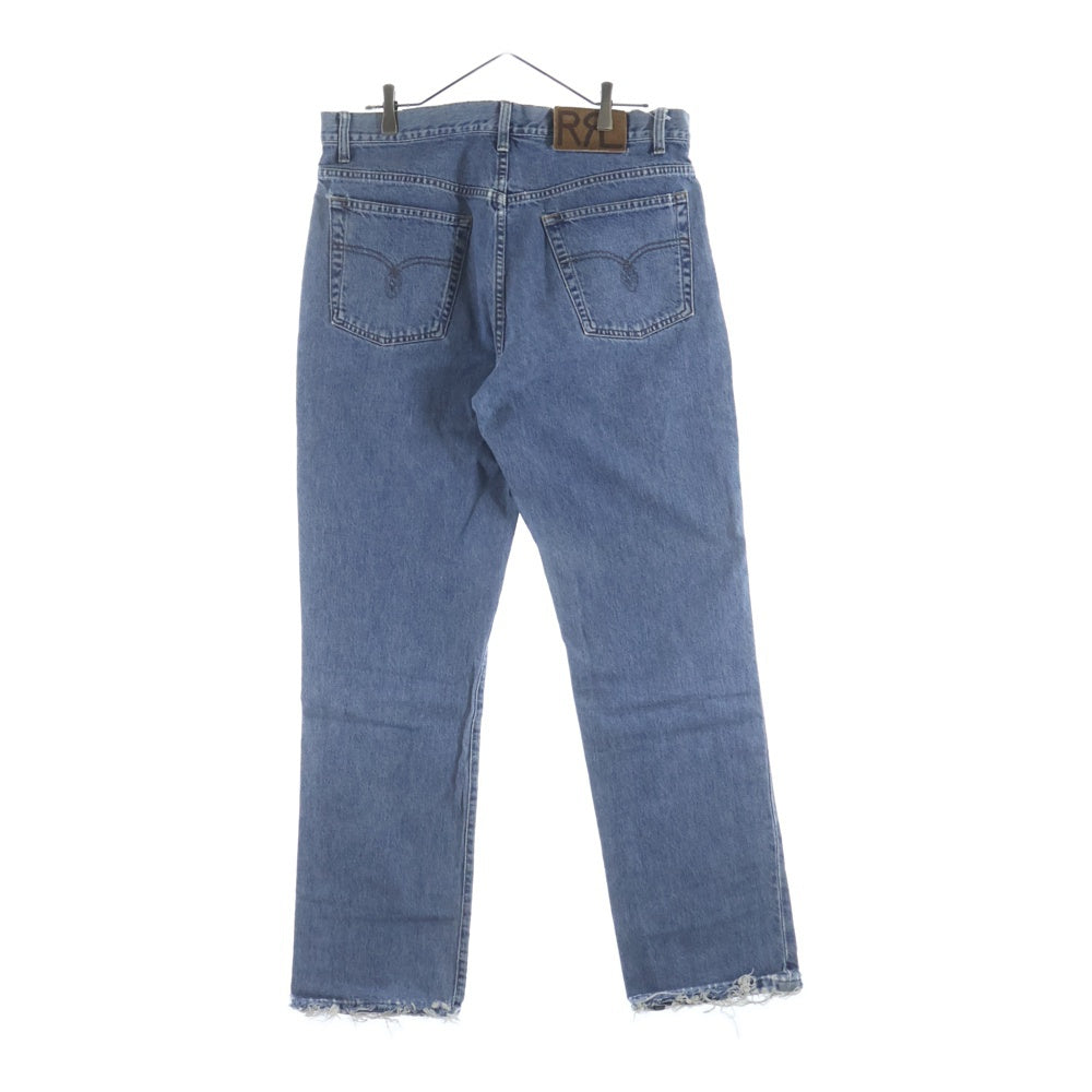 RRL(ダブルアールエル) ジップフライ ストレート デニムパンツ インディゴ