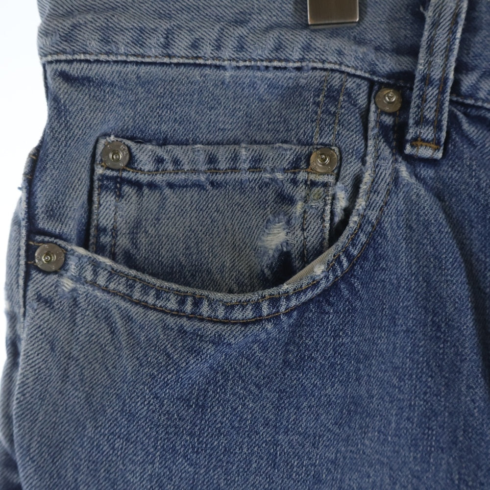 RRL(ダブルアールエル) ジップフライ ストレート デニムパンツ インディゴ