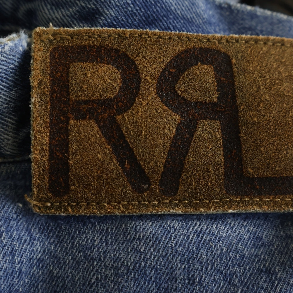 RRL(ダブルアールエル) ジップフライ ストレート デニムパンツ インディゴ
