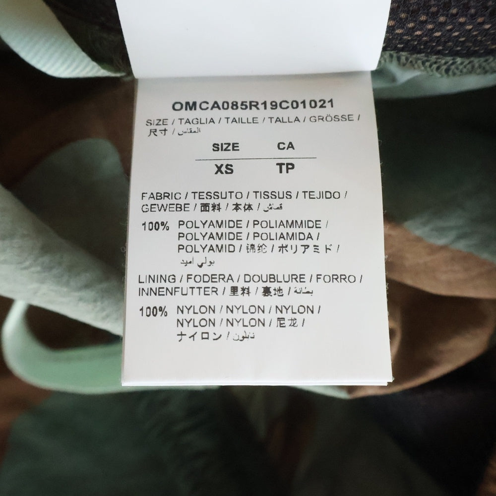 OFF-WHITE(オフホワイト) 19SS Side-Strip Track Pants カモ柄 サイド ストライプ トラック ロングパンツ カーキ/ブラウン OMCA085R19C01021