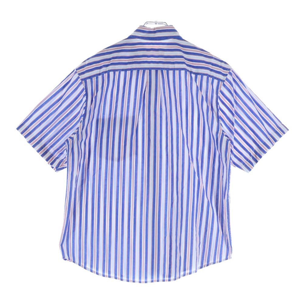 SUPREME(シュプリーム) 24SS Loose Fit Multi Stripe S/S Shirt ルーズフィット マルチ ストライプ 半袖シャツ ブルー/ホワイト