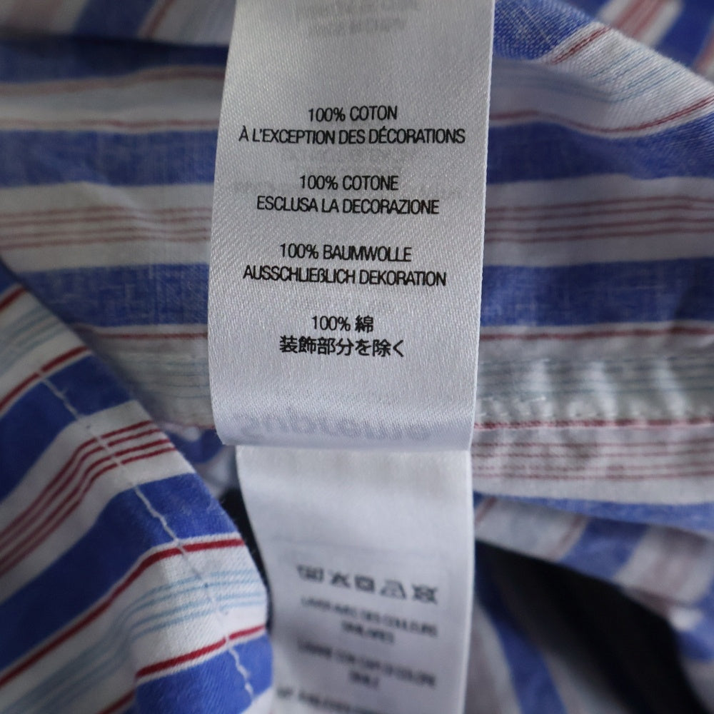 SUPREME(シュプリーム) 24SS Loose Fit Multi Stripe S/S Shirt ルーズフィット マルチ ストライプ 半袖シャツ ブルー/ホワイト