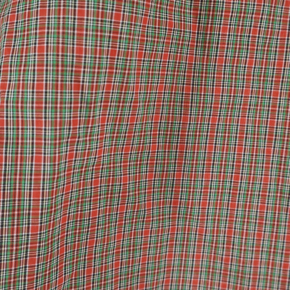SUPREME(シュプリーム) 19SS Plaid S/S Shirt プレイド ギンガムチェック 半袖シャツ レッド/グリーン