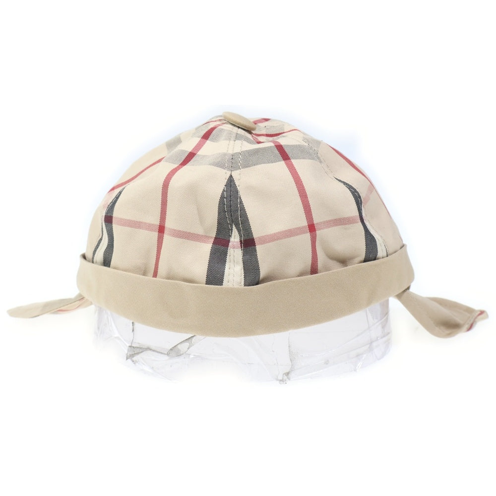 BURBERRY(バーバリー) ×Gosha Rubchinskiy ゴーシャ ラブチンスキー ノヴァチェックキャップ 帽子 ベージュ