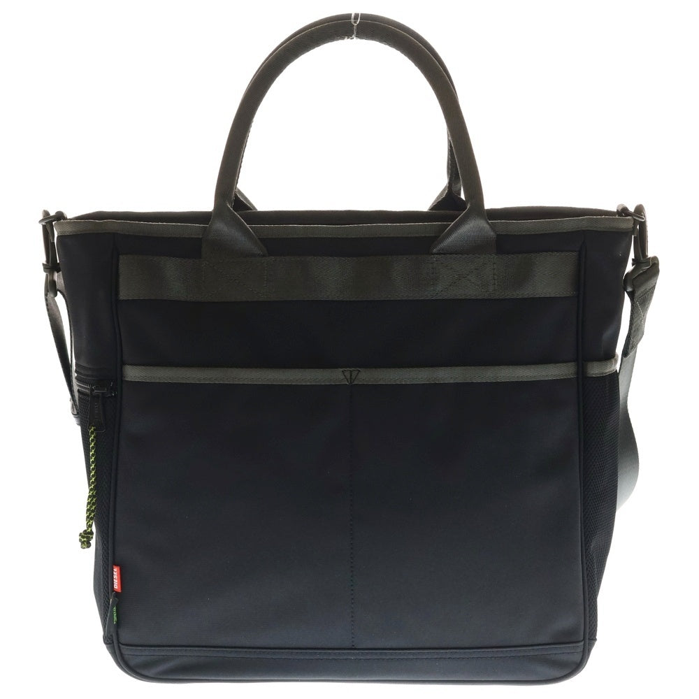 DIESEL(ディーゼル) URBN NET TOTE アーバンネット コーデュラ ファブリック ナイロン トートバッグ ブラック X09368 レディース