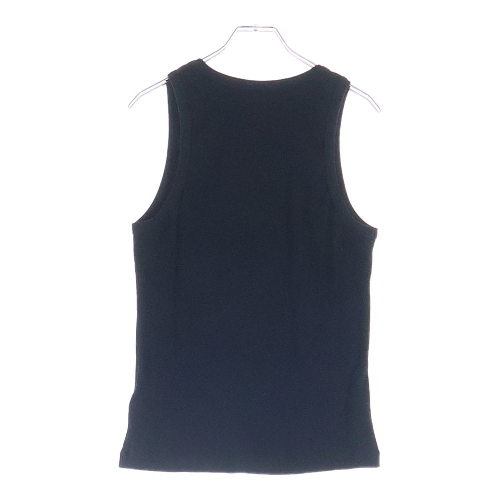 DIESEL(ディーゼル) T-ANKY-D Dロゴ スリムフィット ノースリーブ タンクトップ カットソー ブラック A05104 レディース