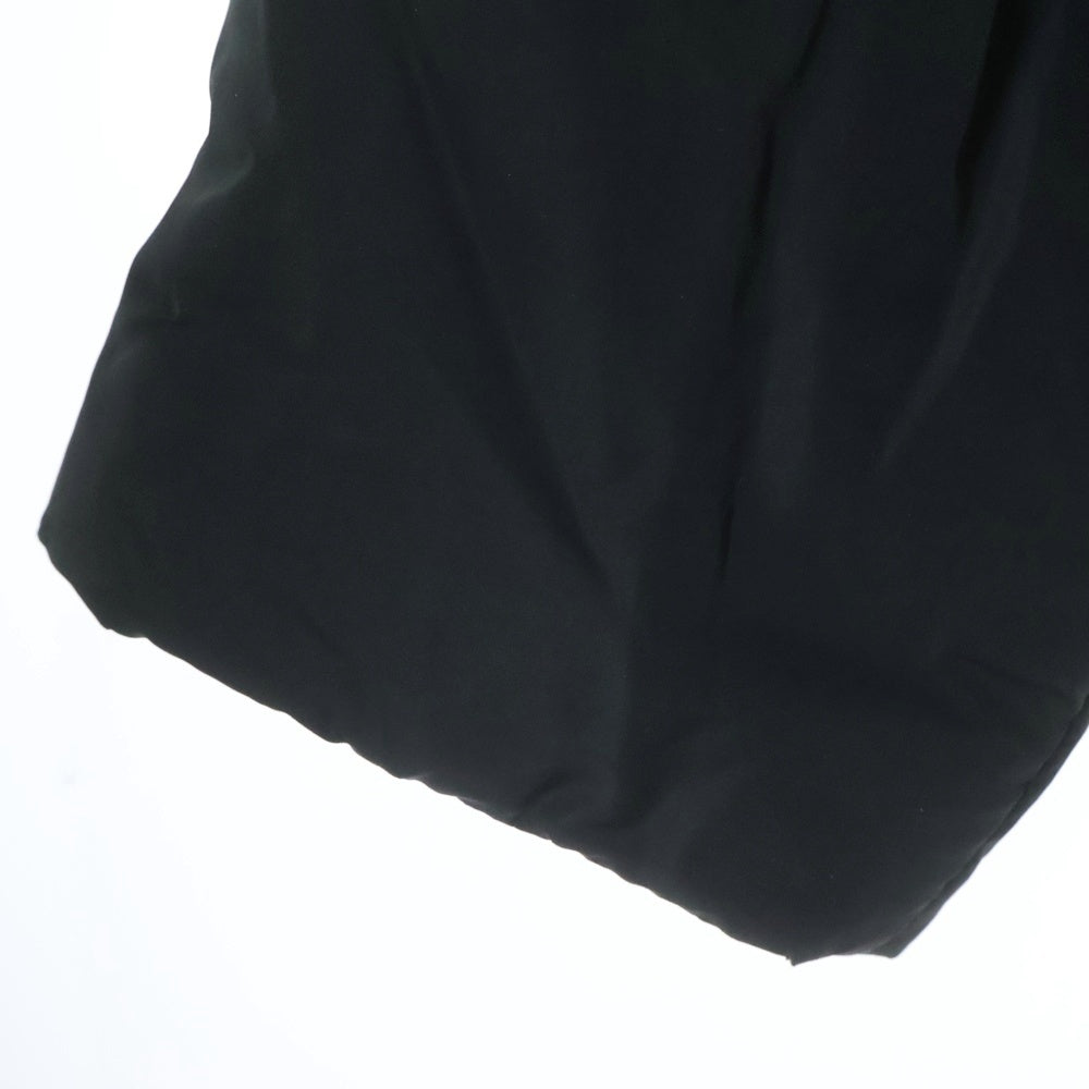 BALENCIAGA(バレンシアガ) 18AW Padder Windbreaker パッダーウィンドブレイカー バックロゴプリント 中綿 ジップアップ パファージャケット ブラック 533910 TYD36