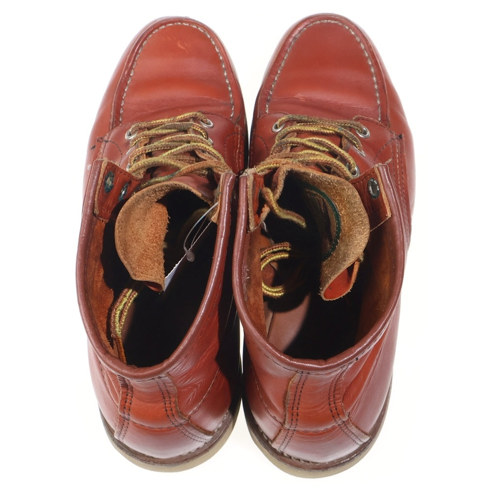 RED WING(レッド ウイング) 90S VINTAGE 875 IRISH SETTER BOOTS アイリッシュセッター 裏半円犬タグ モックトゥ レザー ワークブーツ ブラウン