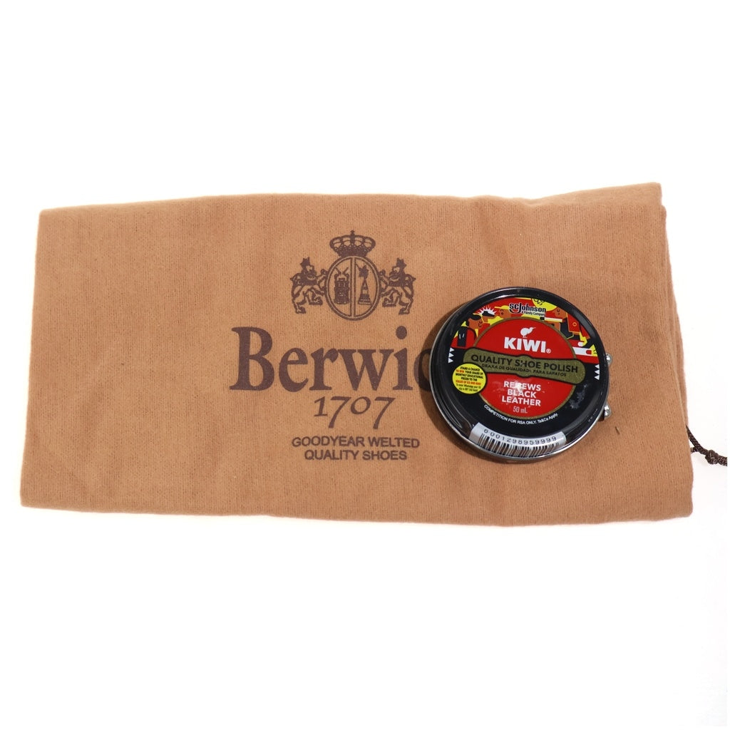 Berwick1707(バーウィック1707) 4399 レザー ペニーローファー コインローファー ブラック