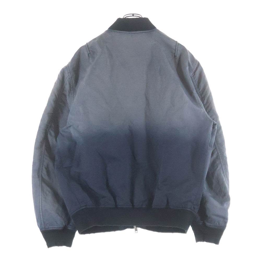 DIESEL(ディーゼル) J-KEPES ロゴプレート ジップアップ ボンバージャケット グレー A12087