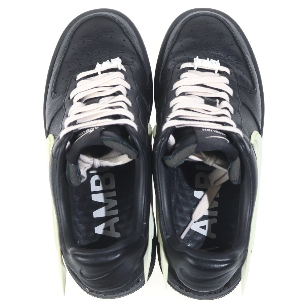 NIKE(ナイキ) ×AMBUSH AIR FORCE 1 LOW アンブッシュ エアフォース1 ローカットスニーカー ブラック US7.5/25.5cm DV3464-001