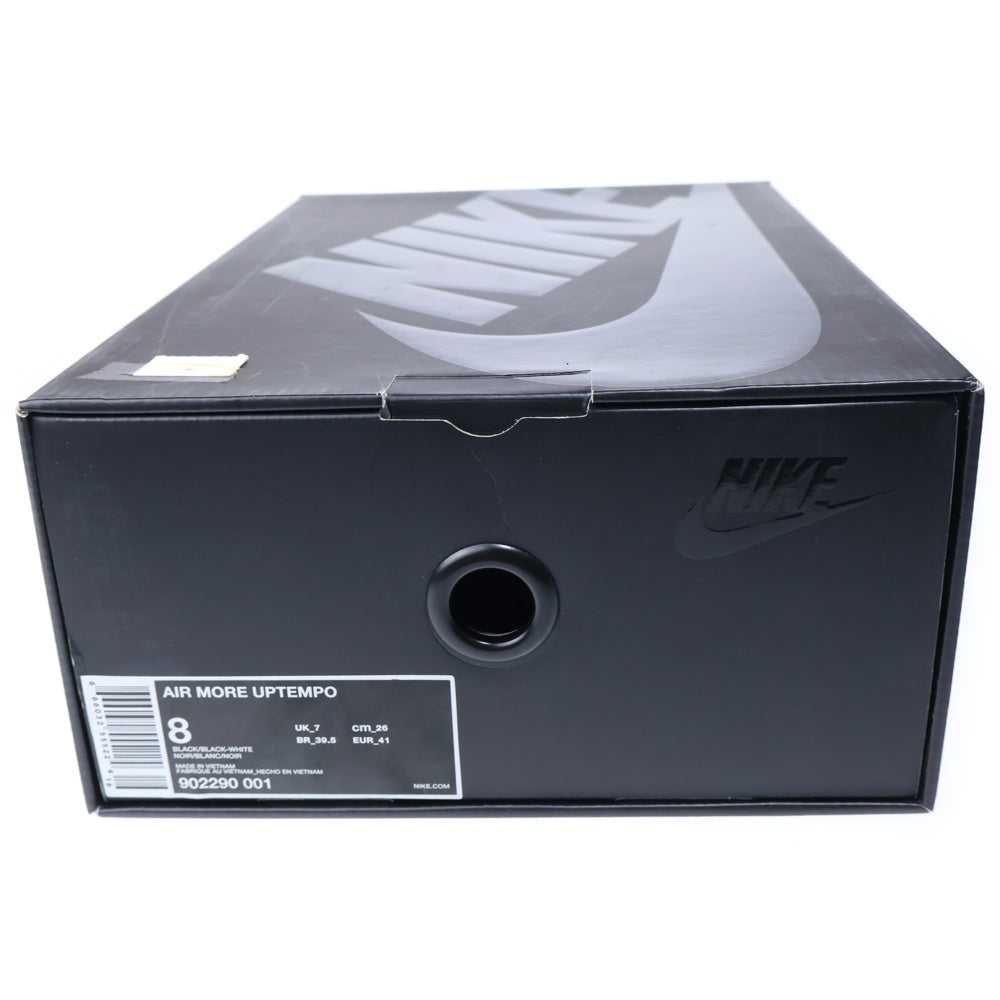 NIKE(ナイキ) 17SS ×SUPREME AIR MORE UPTEMPO シュプリーム エアモアアップテンポ ハイカットスニーカー ブラック US8/26cm 902290-001