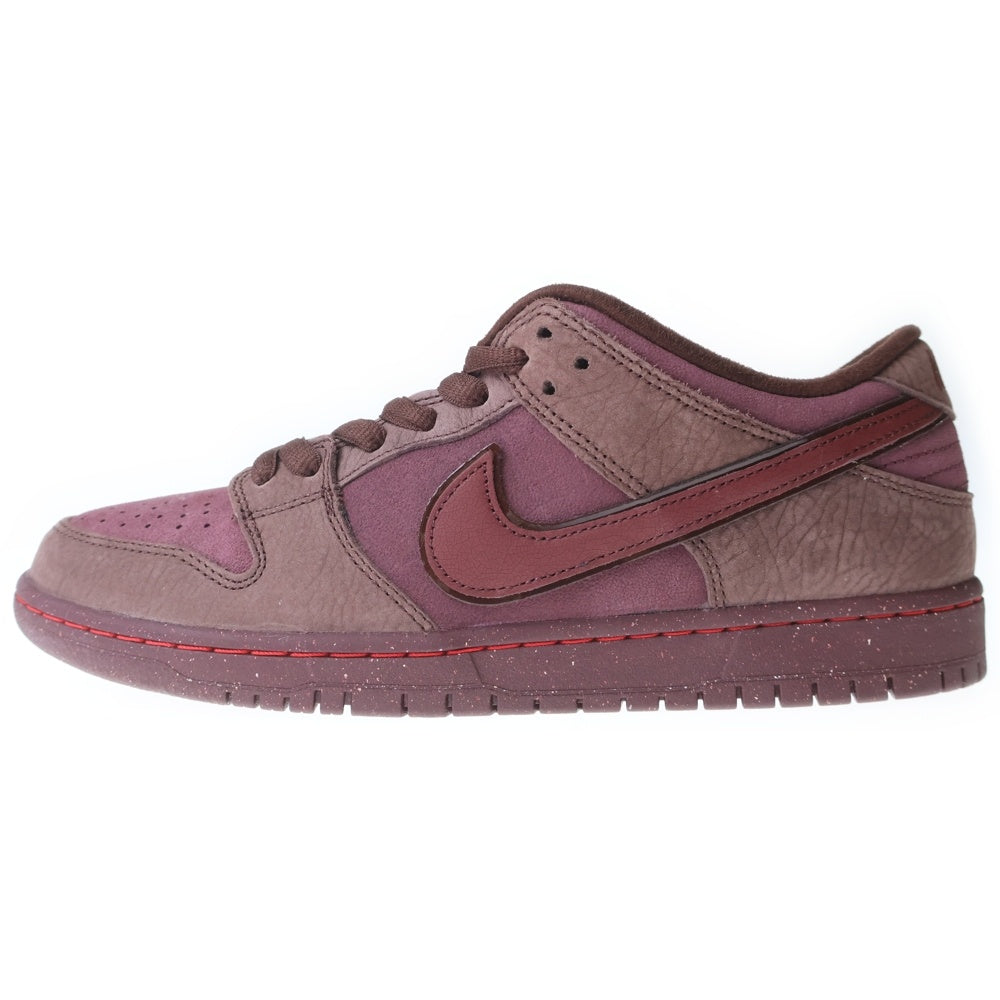 NIKE SB(ナイキエスビー) DUNK LOW PRM ダンクロープレミアム シティ オブ ラブ ローカットスニーカー バーガンディー US10.5/28.5cm FN0619-600