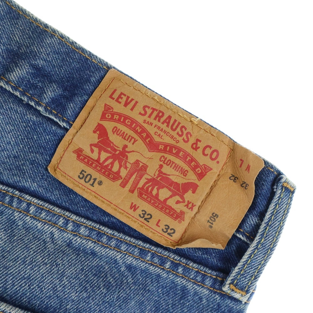 Levi's(リーバイス) 501 CROP クロップ ストレート デニムパンツ インディゴ PC9-00501-3362