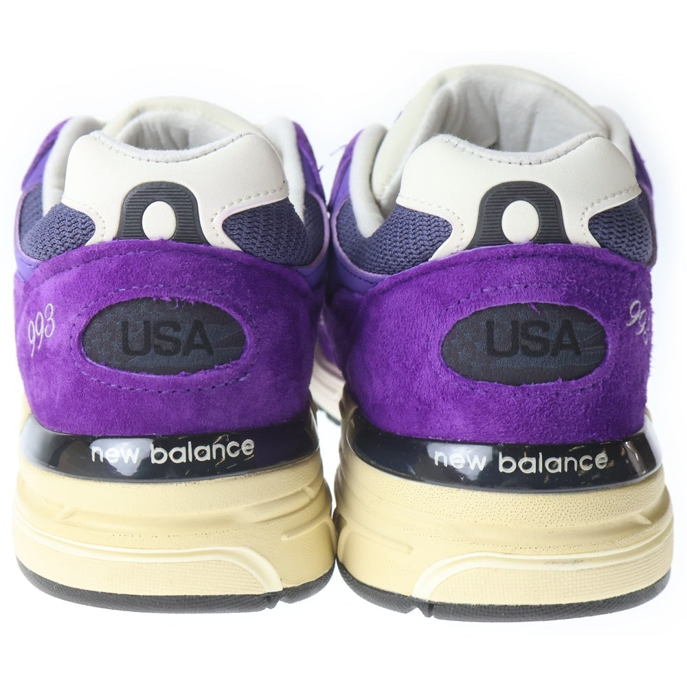 New Balance(ニューバランス) U993PG スエード ローカットスニーカー パープル US9.5/27.5cm