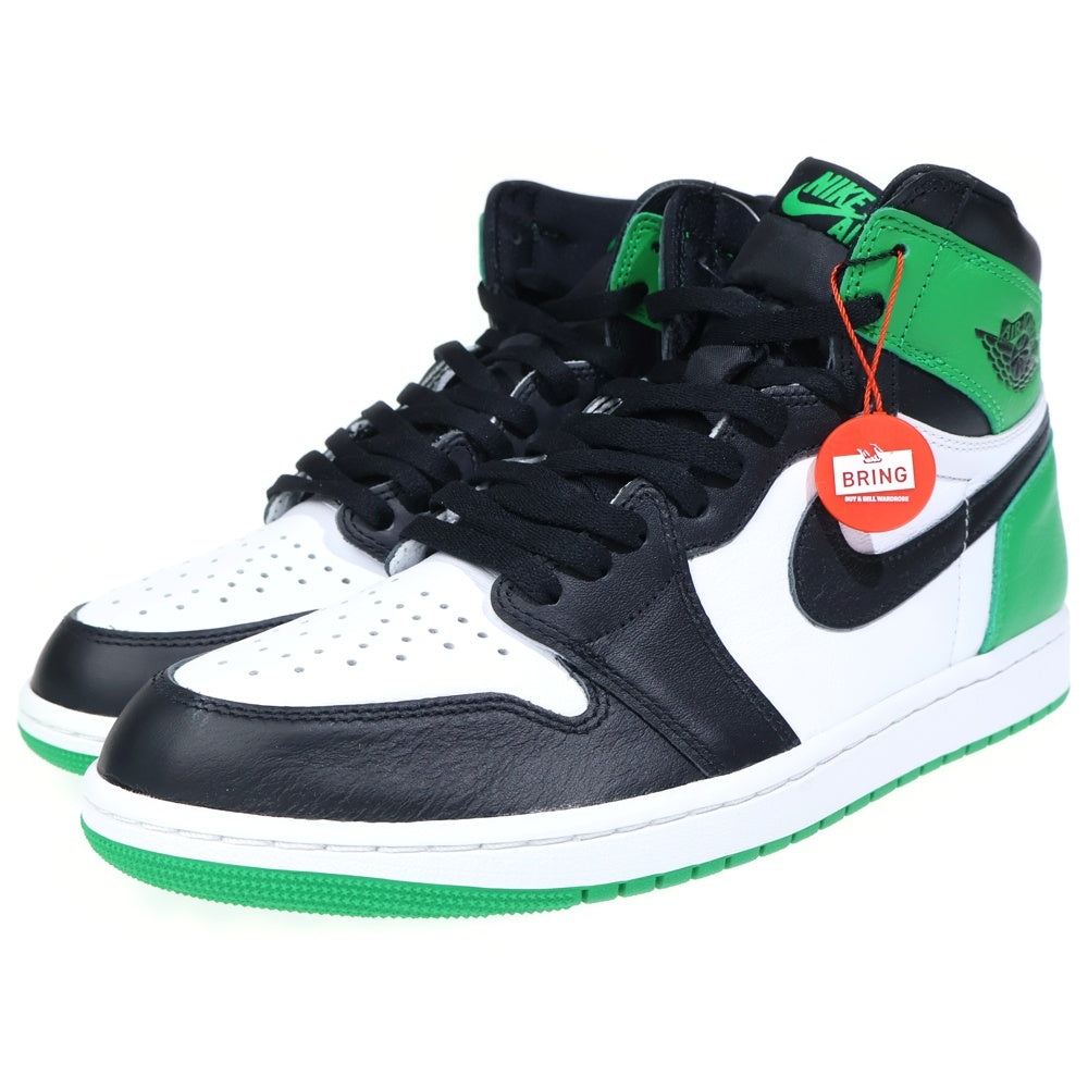 NIKE(ナイキ) AIR JORDAN 1 RETRO HIGH OG Celtics エアジョーダン 1 セルティック ローカットスニーカー ブラック/ホワイト/グリーン US10.5/28.5cm DZ5485-031