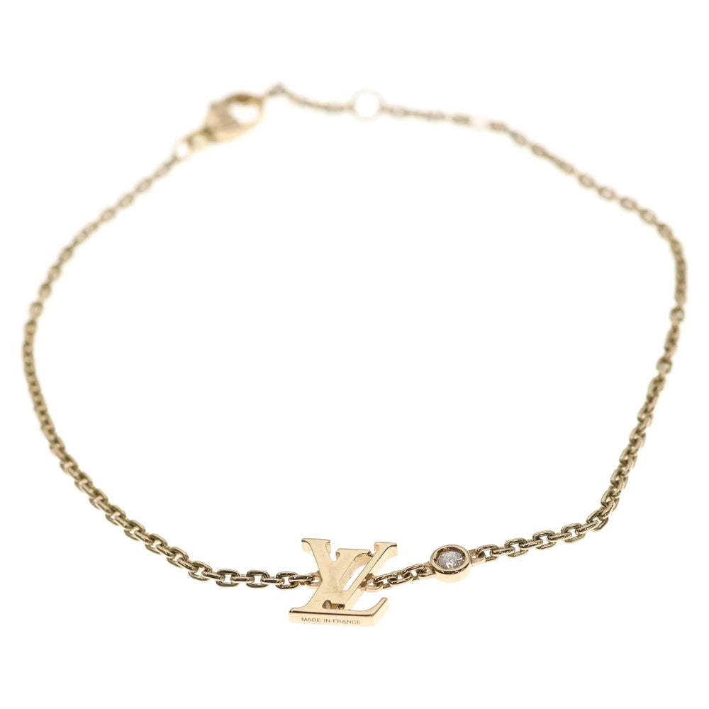 LOUIS VUITTON(ルイヴィトン) ブラスレ イディール ブロッサム LV 1Pダイヤ ブレスレット ピンクゴールド レディース Q95595
