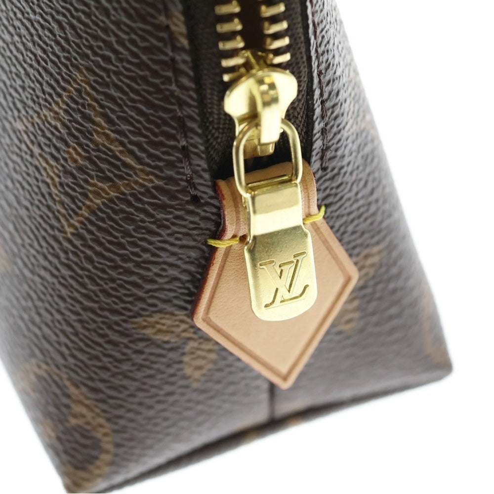 LOUIS VUITTON(ルイヴィトン) ポシェット コスメティック PM モノグラム PVCレザー メイクポーチ ポーチ ブラウン レディース ICチップ M47515