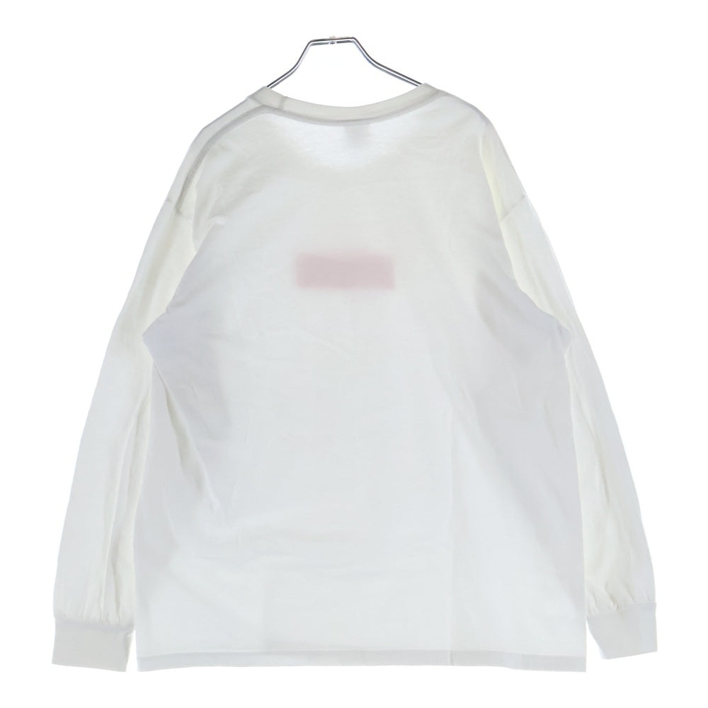 SUPREME(シュプリーム) 20AW Box Logo L/S Tee ボックスロゴ プリント クルーネック 長袖Tシャツ カットソー ホワイト