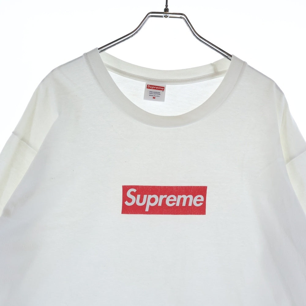 SUPREME(シュプリーム) 20AW Box Logo L/S Tee ボックスロゴ プリント クルーネック 長袖Tシャツ カットソー ホワイト