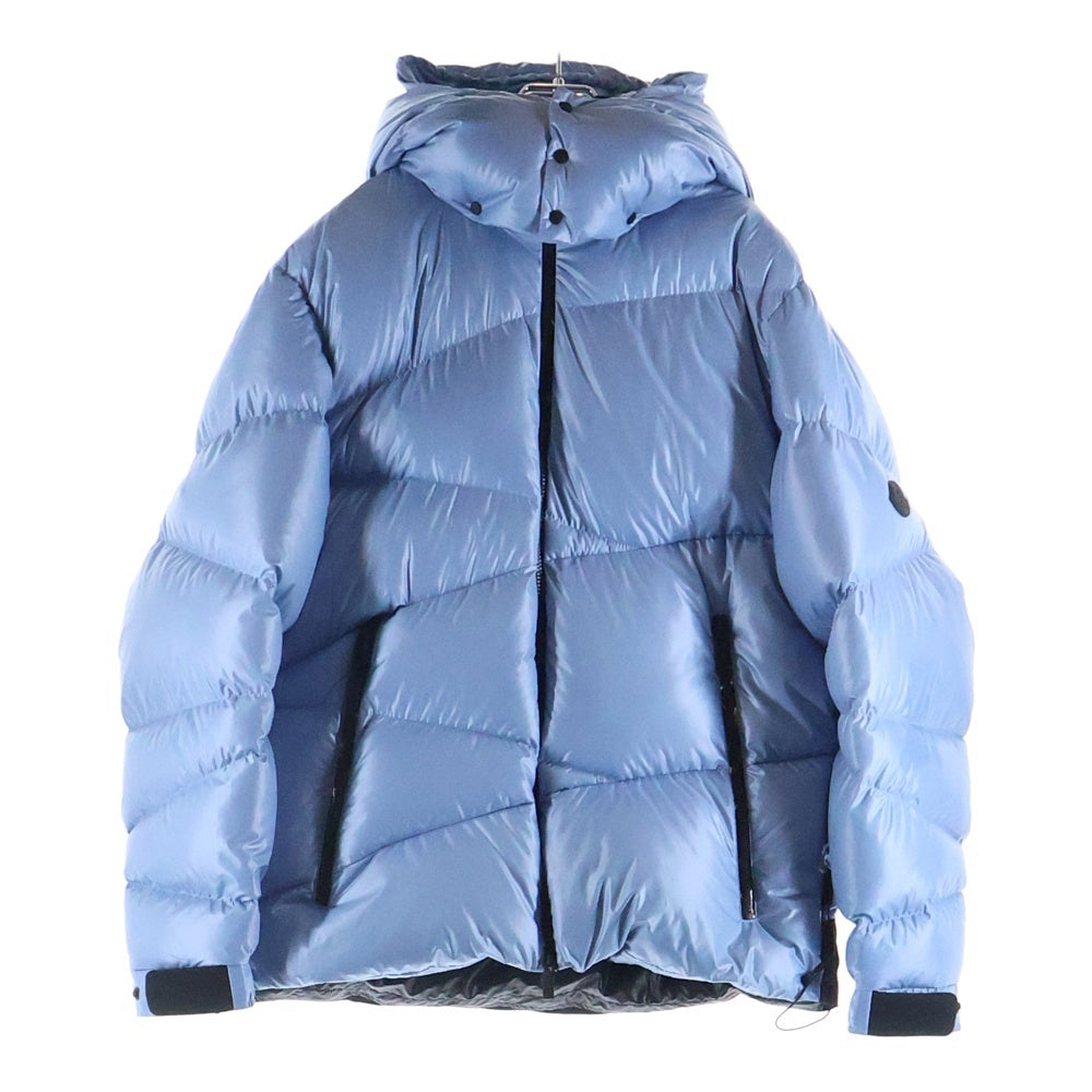 MONCLER(モンクレール) 23AW YONNE GIUBBOTTO フード付き ジップアップ ダウンジャケット ブルー I20911A00042 595ZJ