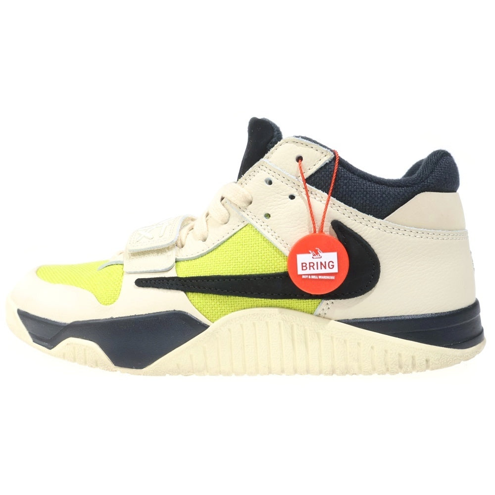 NIKE(ナイキ) ×TRAVIS SCOTT JUMPMAN JACK TR CJ1 T-REXX トラヴィススコット ジャンプマンジャック ローカットスニーカー ベージュ/イエロー US9/27cm FZ8117-102
