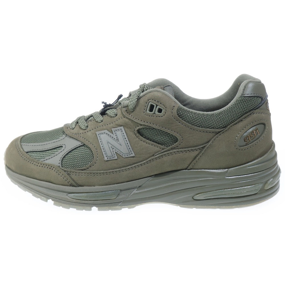 New Balance(ニューバランス) U991SC2 ×Stone Island 991V2 GHOST MILITARY GREEN ストーンアイランド ゴースト ミリタリーグリーン メッシュ スウェードレザー ローカットスニーカー
