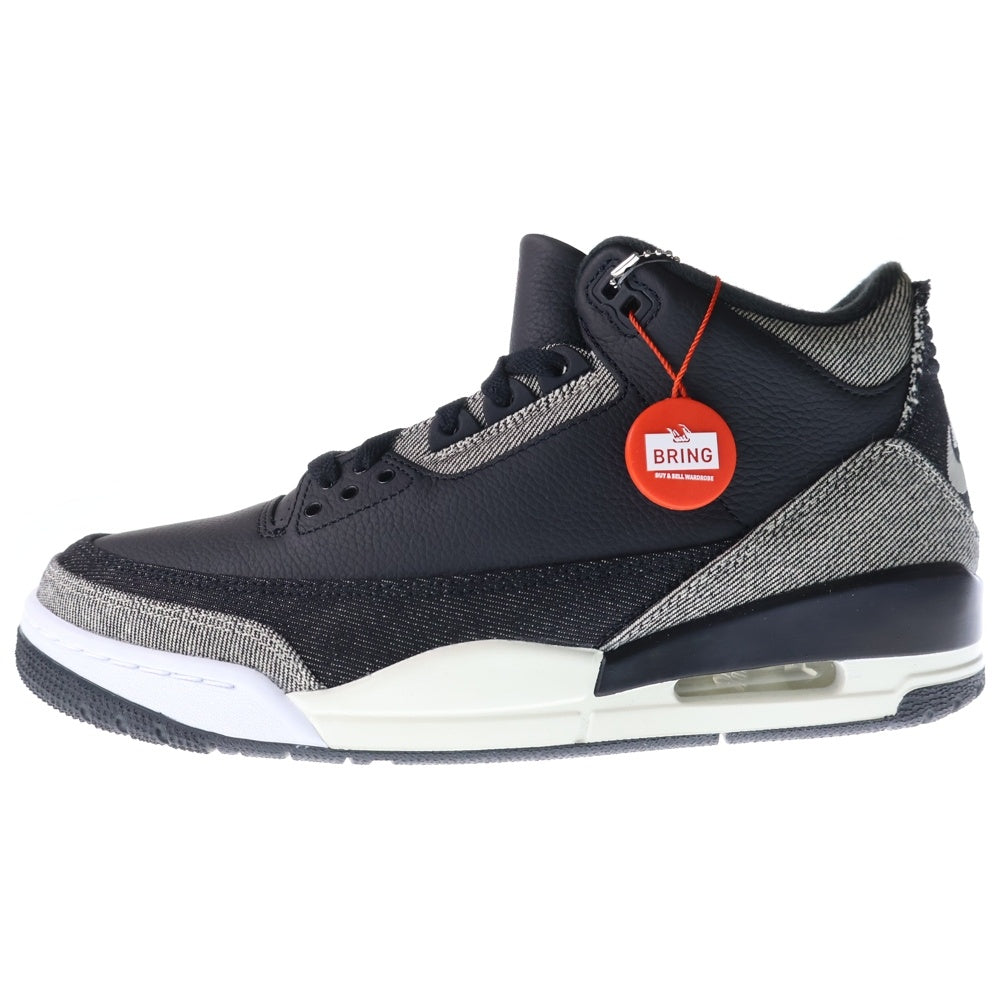 NIKE(ナイキ) ×Levi's AIR JORDAN 3 RETRO SP LEVI'S Tab リーバイス エアジョーダン3 レトロ リーバイスタブ レザー ローカットスニーカー US9/27cm IR0914-400