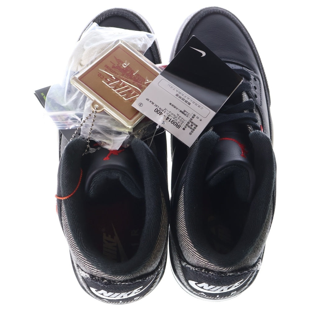NIKE(ナイキ) ×Levi's AIR JORDAN 3 RETRO SP LEVI'S Tab リーバイス エアジョーダン3 レトロ リーバイスタブ レザー ローカットスニーカー US9/27cm IR0914-400