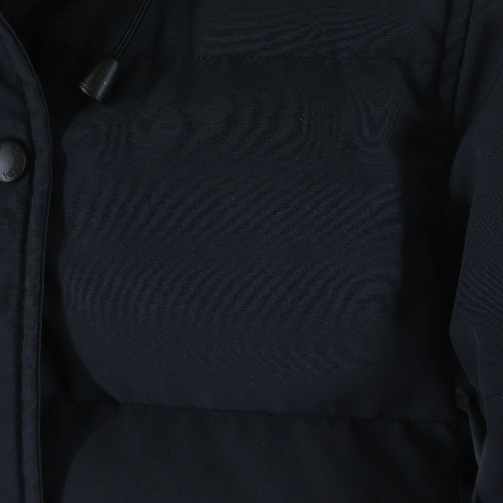 CANADA GOOSE(カナダグース) BLACK LABEL SHELBURNE PARKA ブラックレーベル シェルバーンパーカー ファーフーデッド ロング ダウンジャケット ネイビー レディース 3802LB