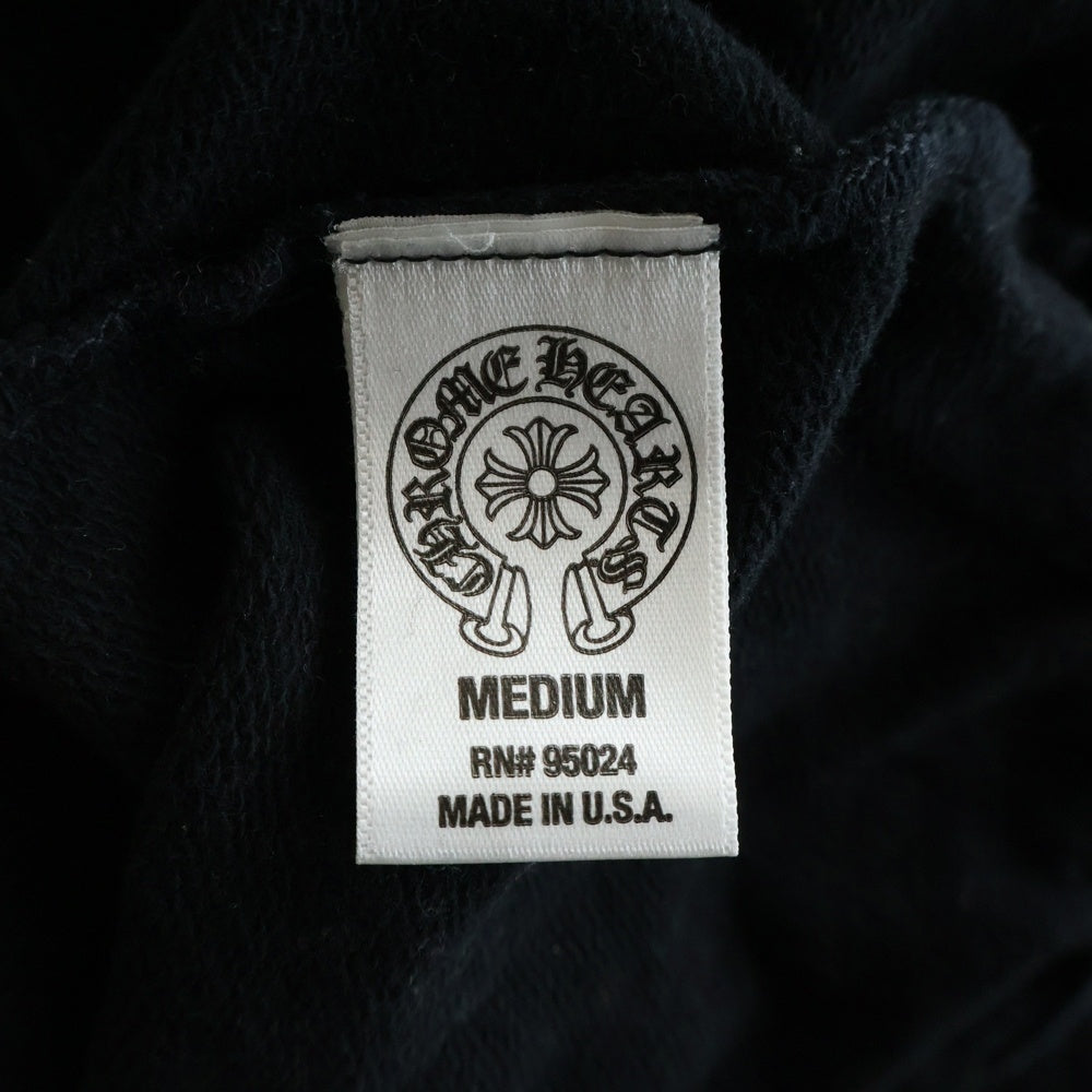CHROME HEARTS(クロムハーツ) OLD SWEAT PANT オールド フレア プリント スウェット ロングパンツ ブラック