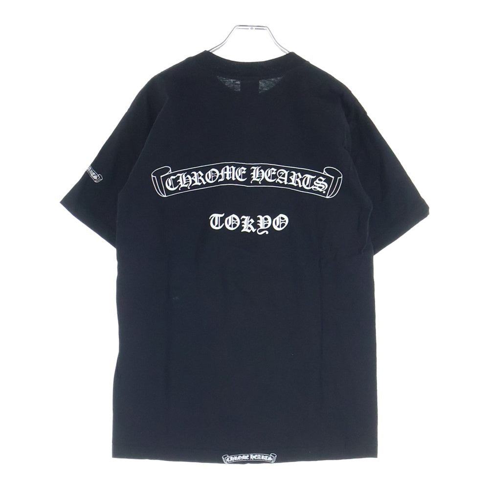 CHROME HEARTS(クロムハーツ) OLD HORSESHOE TOKYO S/S TEE オールド ホースシュープリント 東京限定 半袖ポケットTシャツ カットソー ブラック