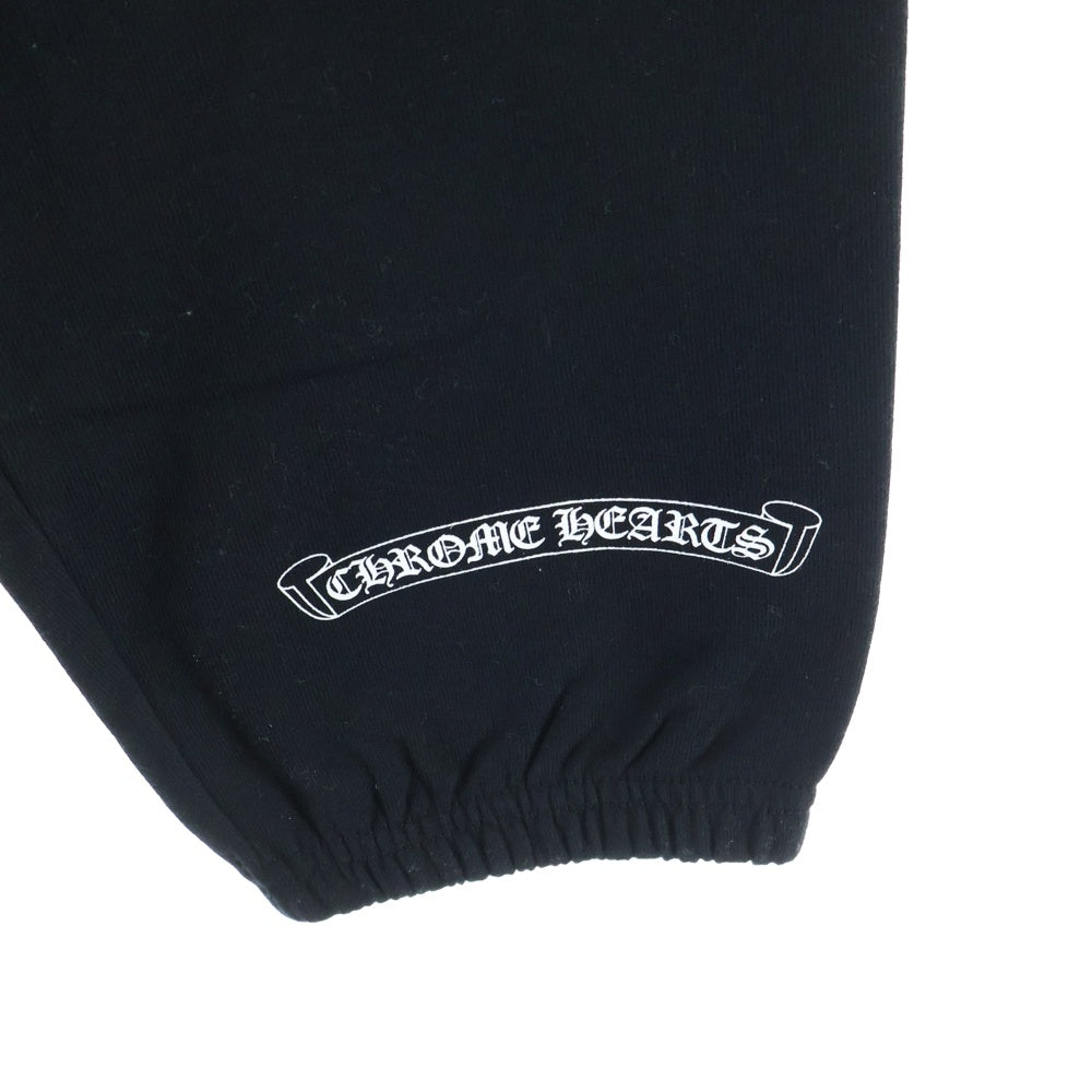 CHROME HEARTS(クロムハーツ) SWEAT PANT クロス プリント スウェット ロングパンツ ブラック