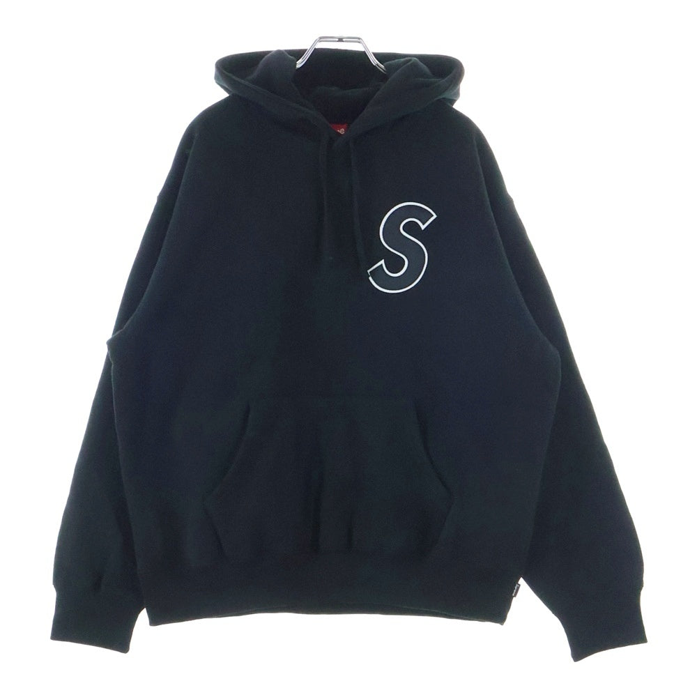 SUPREME(シュプリーム) 25SS S Logo Hooded Sweatshirt Sロゴ スウェット プルオーバーパーカー ブラック
