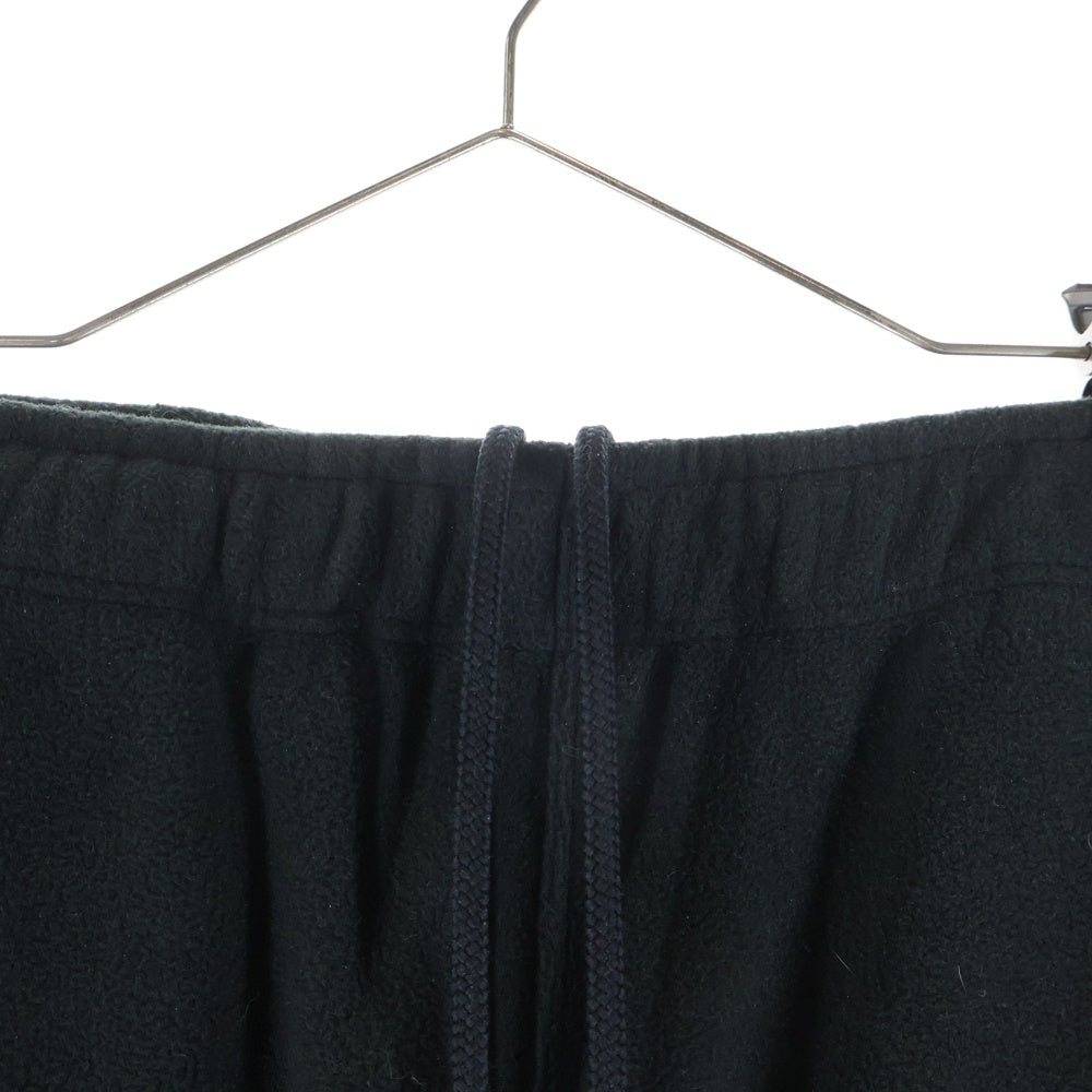 The Ennoy Professional(エンノイプロフェッショナル) 23AW CITY FLEECE PANTS ロゴ刺繍 シティフリース パンツ ブラック AW23BRENPT01LP