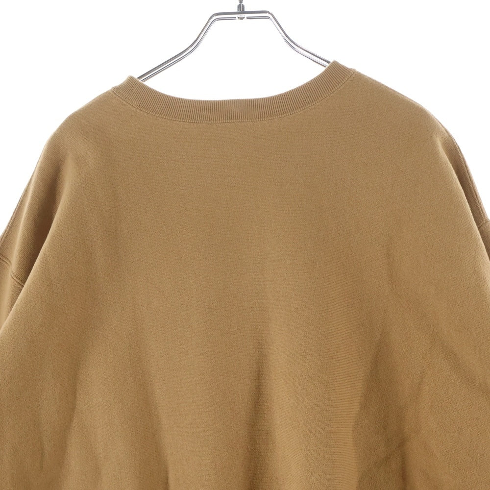 CHAMPION(チャンピオン) 24AW Reverse Weave Logo Crew Neck Sweat リバースウィーブ プリント クルーネック スウェットトレーナー ベージュ C8-A034