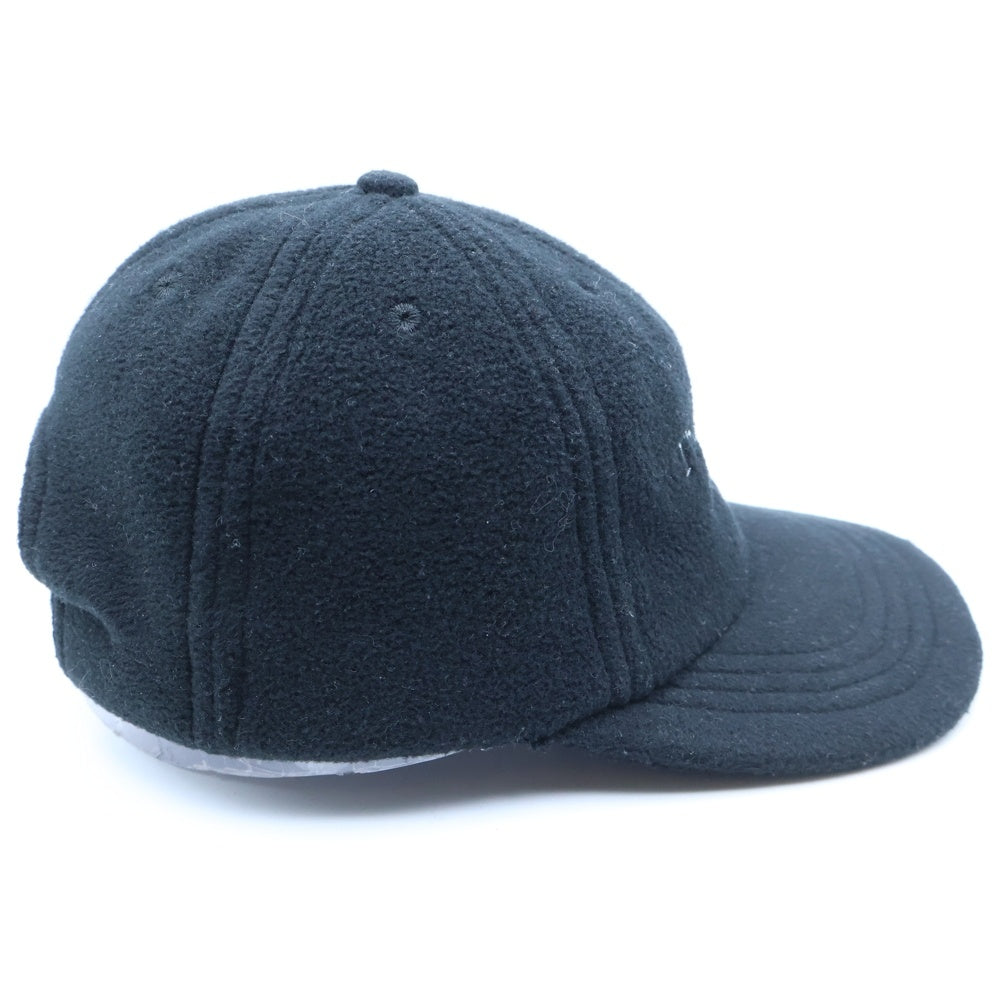 The Ennoy Professional(エンノイプロフェッショナル) FLEECE CAP ロゴ刺繍 フリース キャップ 帽子 ブラック