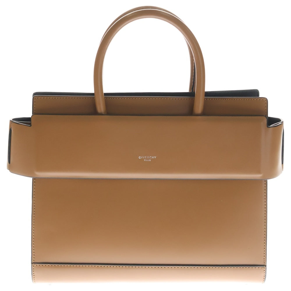 GIVENCHY(ジバンシィ) ホライゾン2Way ミディアム レザー ハンド トートバッグ ブラウン