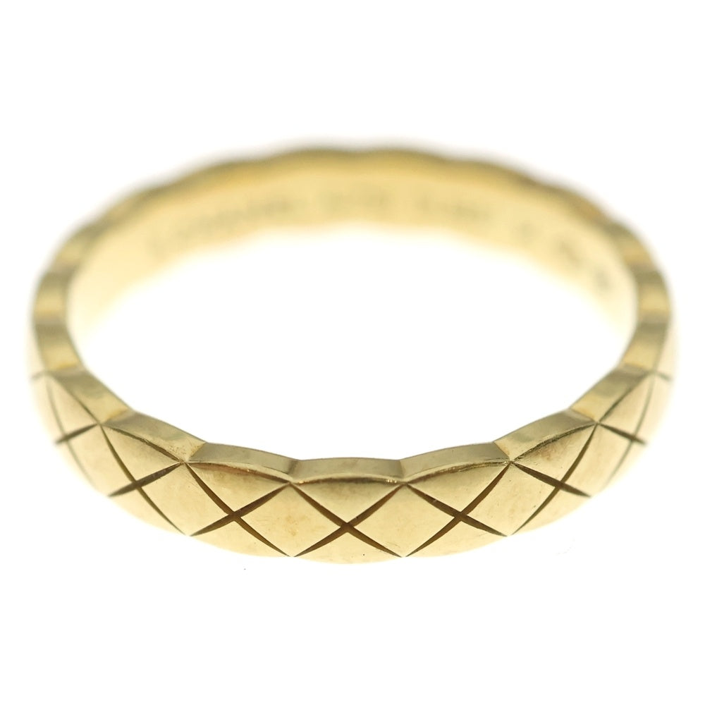 CHANEL(シャネル) K18YG ココ クラッシュ ミニ マトラッセ リング ゴールド