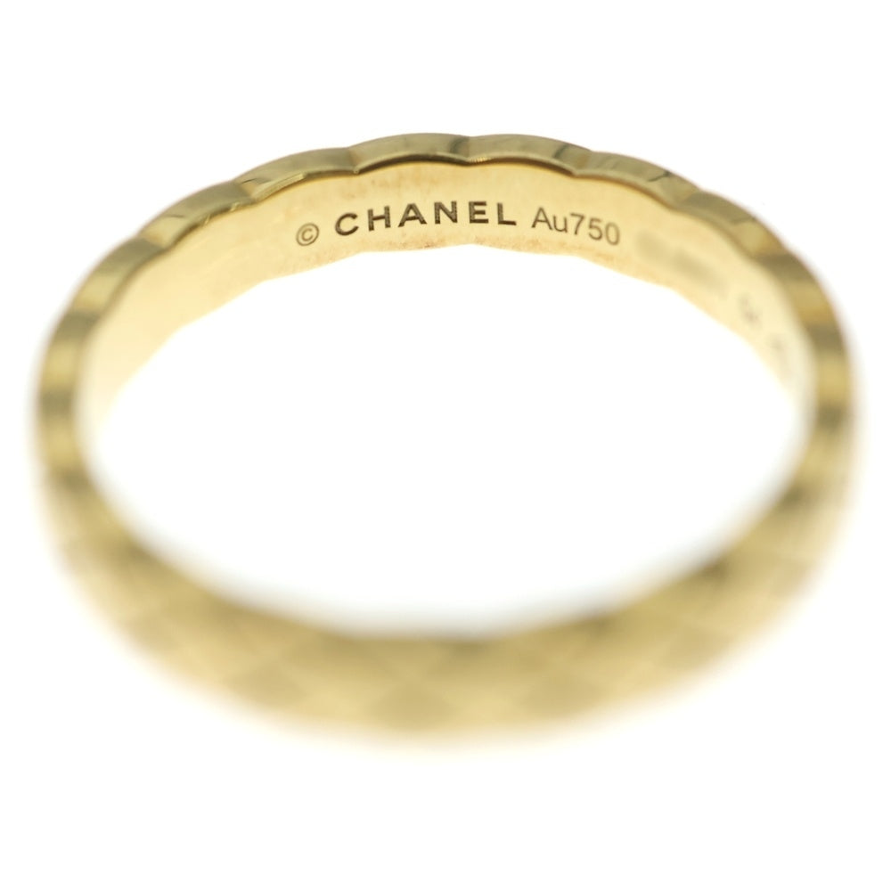 CHANEL(シャネル) K18YG ココ クラッシュ ミニ マトラッセ リング ゴールド