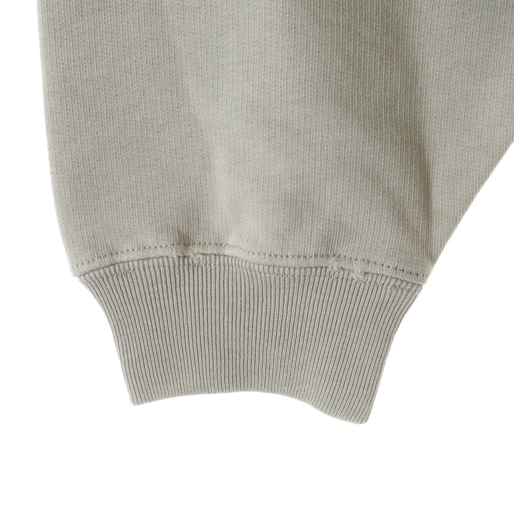 BALENCIAGA(バレンシアガ) ロゴ刺繍 ダメージ加工 スウェット プルオーバーパーカー グレージュ 578135 TOVJ9