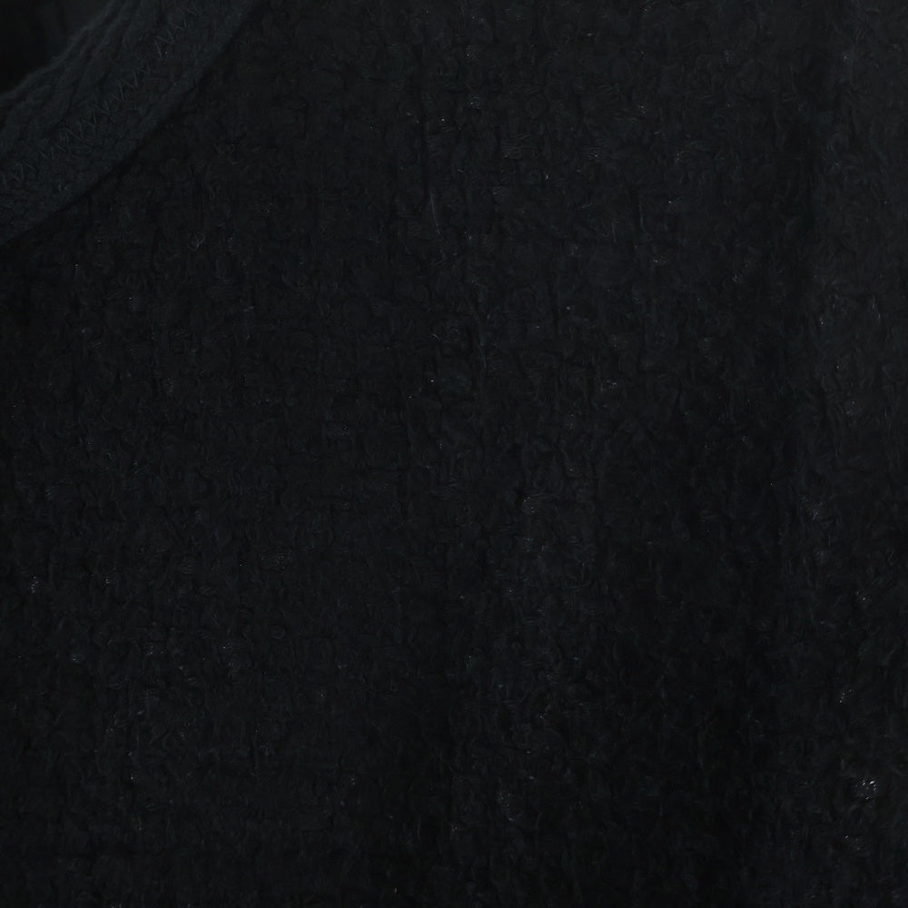 CELINE(セリーヌ) カシミヤ ウール クラシックフィット クルーネック パイピング チェルシージャケット ブラック レディース 2V34T593V.38NO