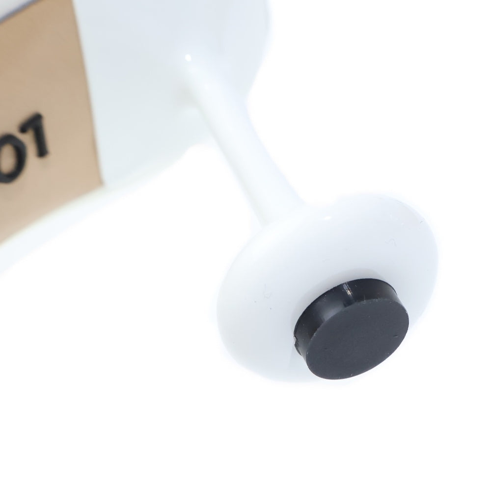 LOEWE(ロエベ) トイ スクエアトゥ レザー ヒール パンプス ホワイト レディース