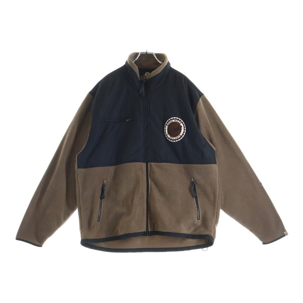 Rconte(アールカンテ) FLEECE JACKET フリースジャケット ブラウン