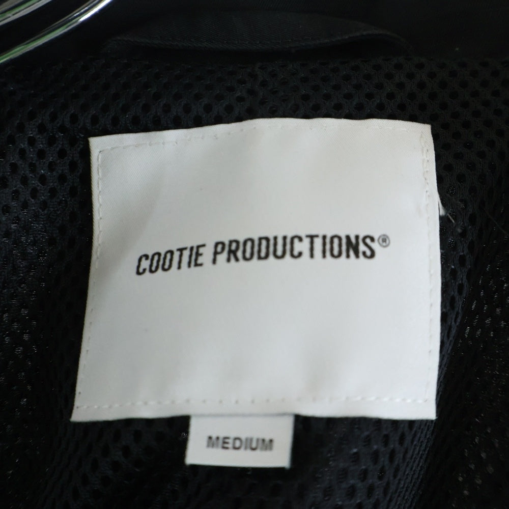 COOTIE PRODUCTIONS(クーティー プロダクションズ) 25SS N/L Weather Training Jacket ウェザートレーニングジャケット ブラック CTE-25S205