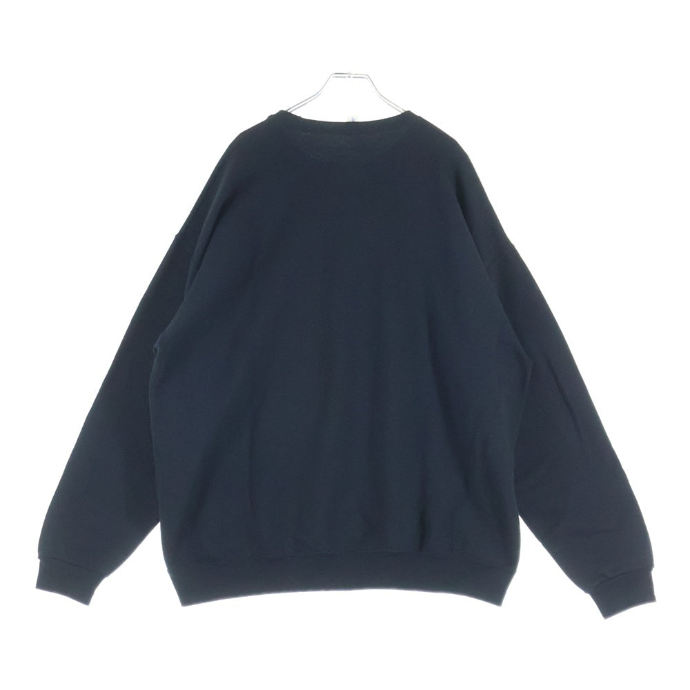 WACKO MARIA(ワコマリア) 24SS 56 TATTOO STUDIO SWEAT SHIRT スカル スウェットシャツ トレーナー ブラック
