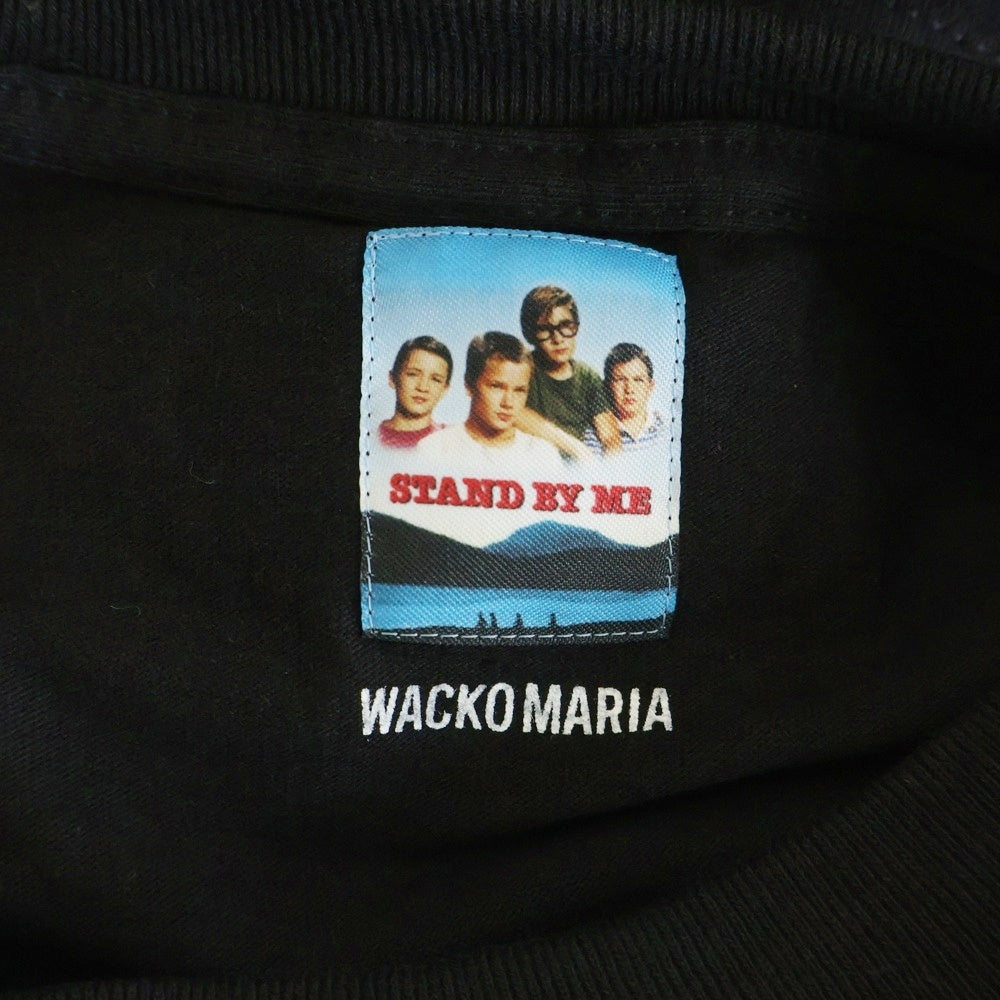 WACKO MARIA(ワコマリア) STAND BY ME CREWNECK T-SHIRT スタンドバイミー Tシャツ ブラック SBM-WM-TEE03
